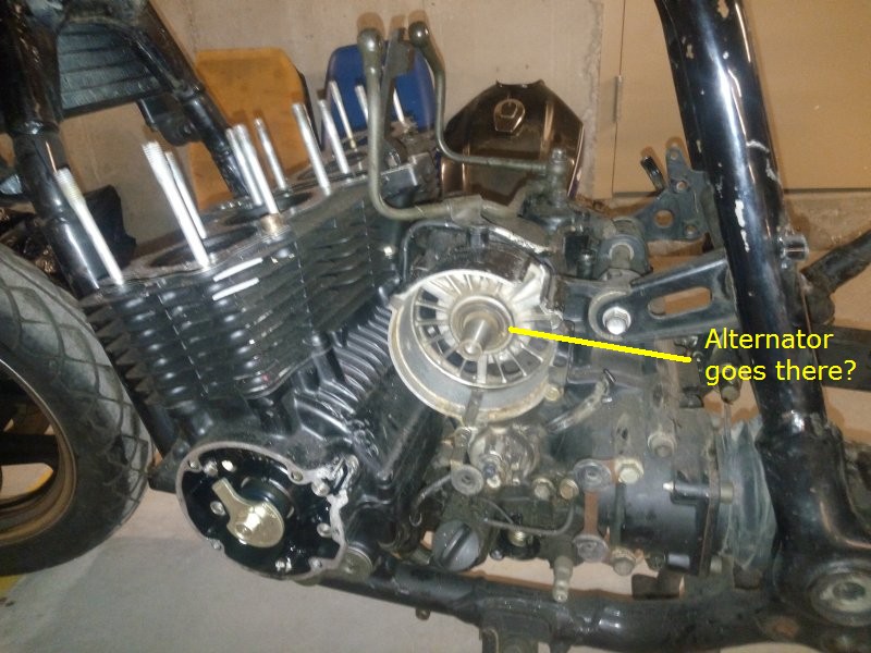 Motorbike Conversion - 1985 Nighthawk 750S - From Junk - Endless Sphere